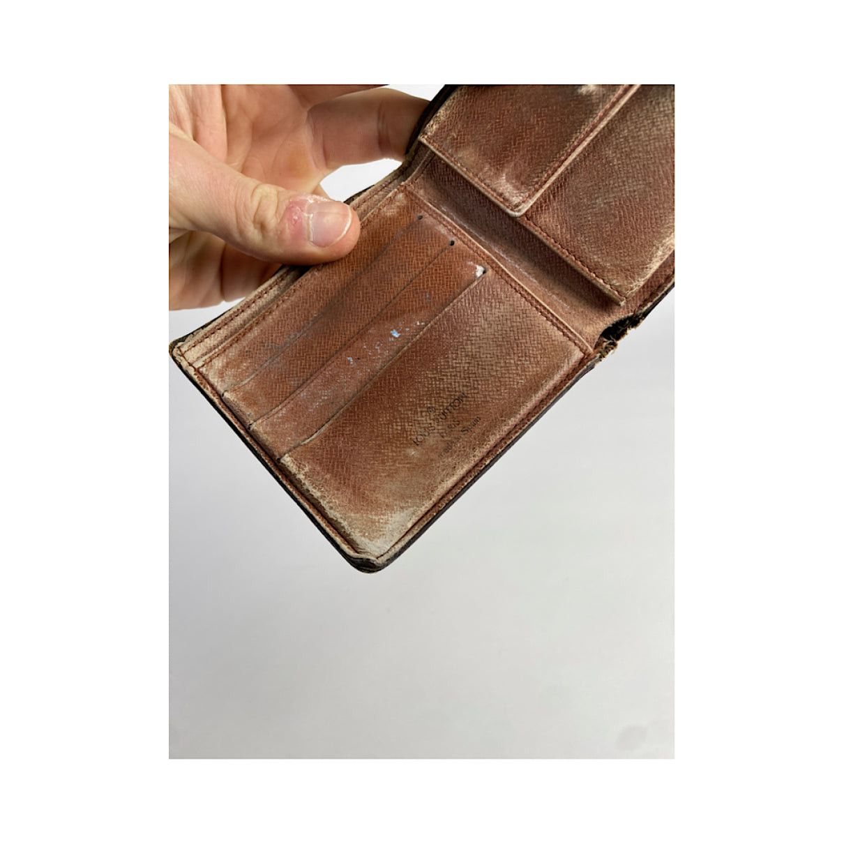 Louis Vuitton Brown Leather Purse Size ONE SIZE - 4 Thumbnail