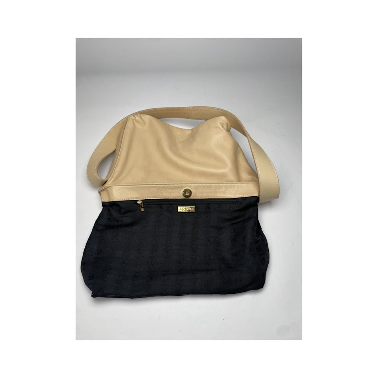 Loewe Puzzle Beige Leather Handbag Size ONE SIZE - 3 Thumbnail