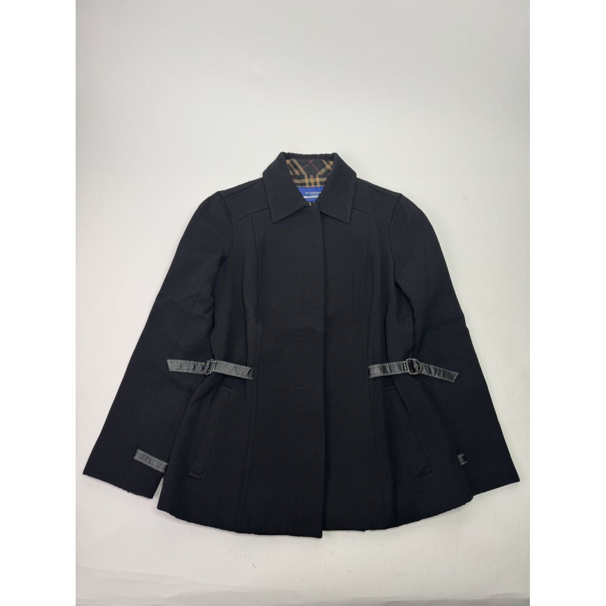 Burberry Sandringham Black Wool Trench Coat Size M / US 6-8 / IT 42-44 - 4 Thumbnail