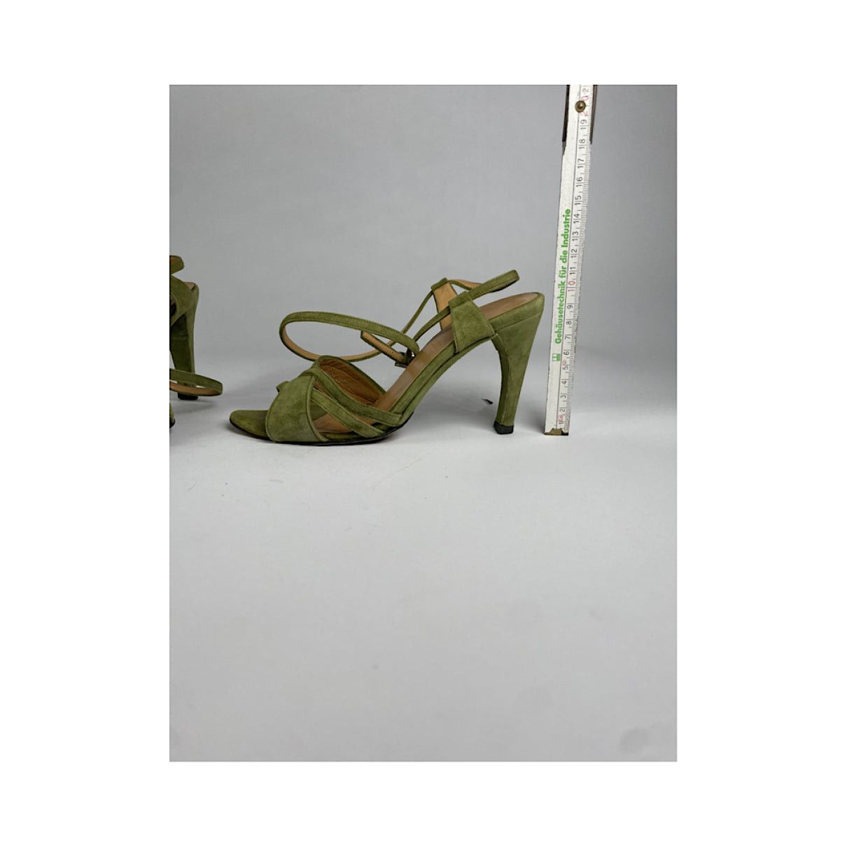 Bally Green Leather Heel Size US 5 / IT 35 - 4 Thumbnail