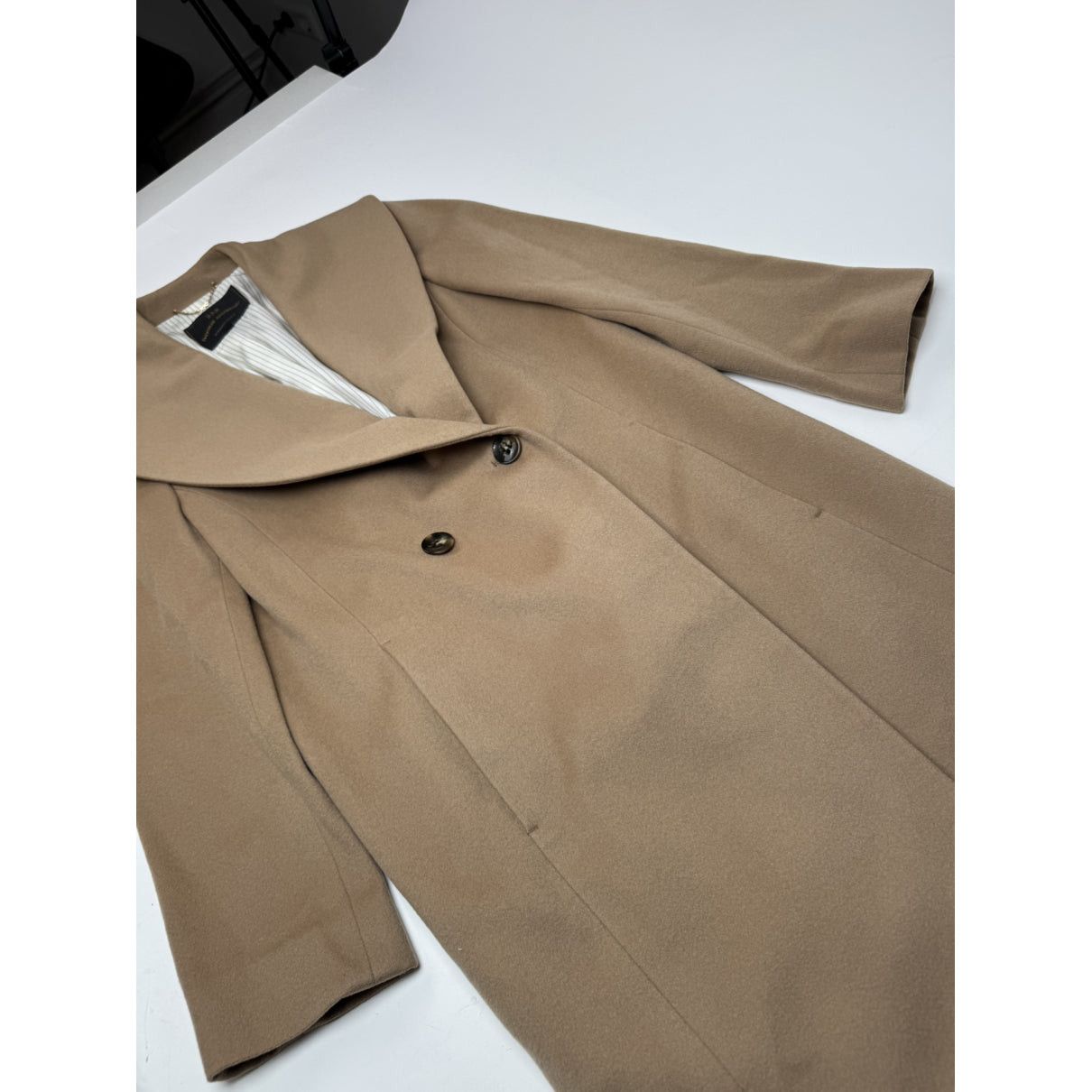 Loro Piana Camel Wool Coat Size M / US 6-8 / IT 42-44 - 5 Thumbnail