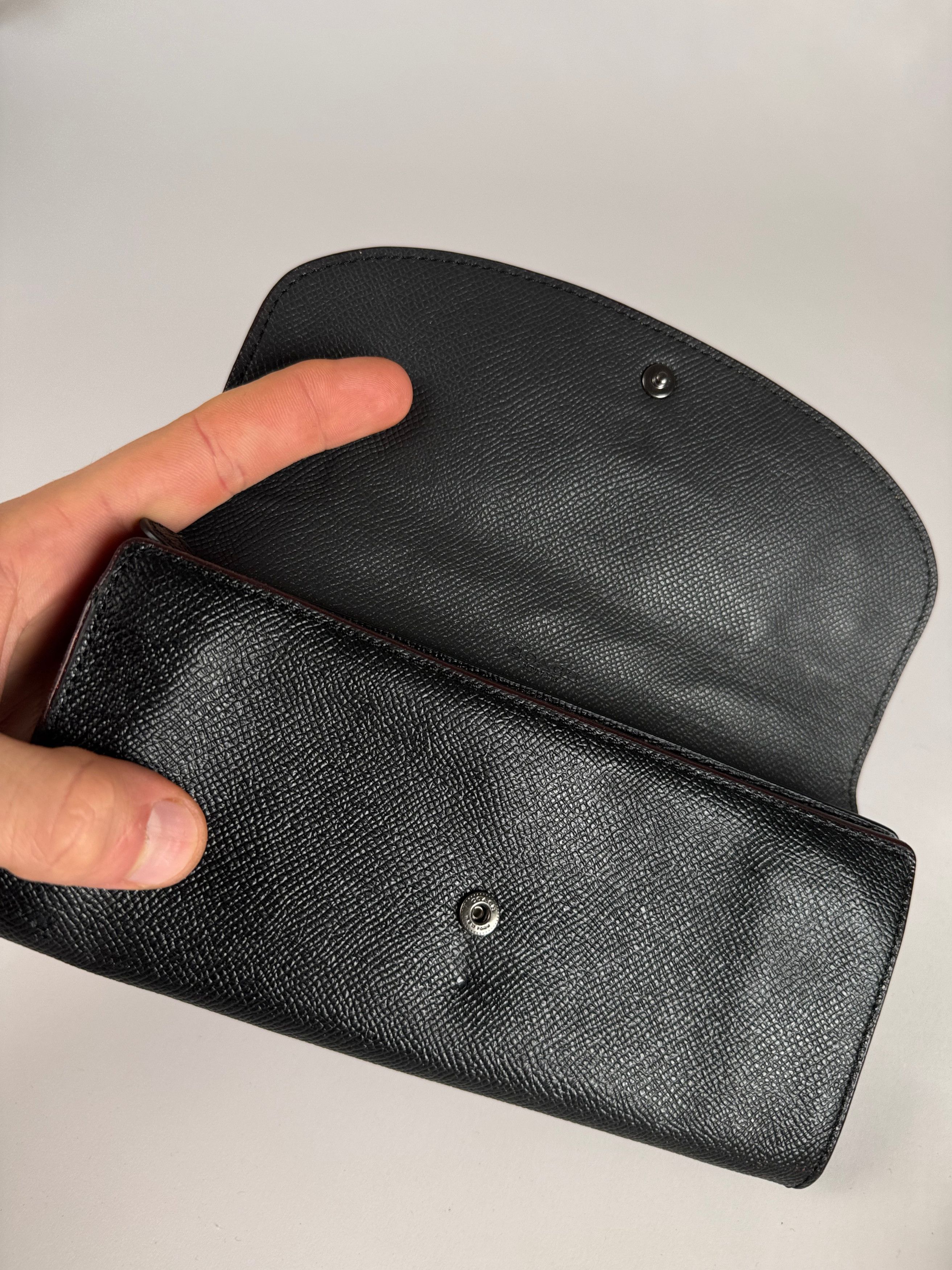 Coach Vintage Leather Wallet Black Size ONE SIZE - 3 Thumbnail