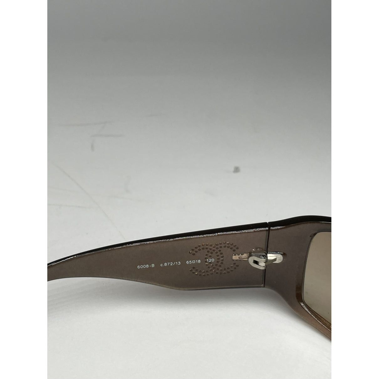 Chanel Khaki Plastic Sunglasses Size ONE SIZE - 2 Thumbnail