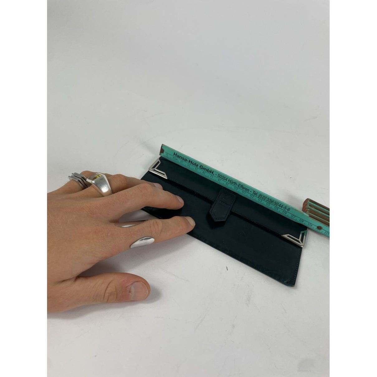 Yves Saint Laurent Turquoise Leather Purse Size ONE SIZE - 5 Thumbnail