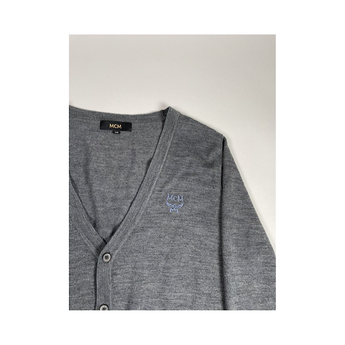 MCM Grey Wool Knitwear & Sweatshirt Size L / US 10 / IT 46 - 4 Thumbnail