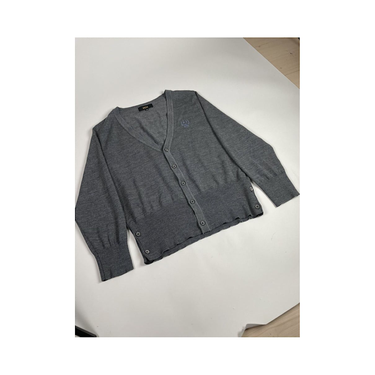 MCM Grey Wool Knitwear & Sweatshirt Size L / US 10 / IT 46 - 2 Thumbnail