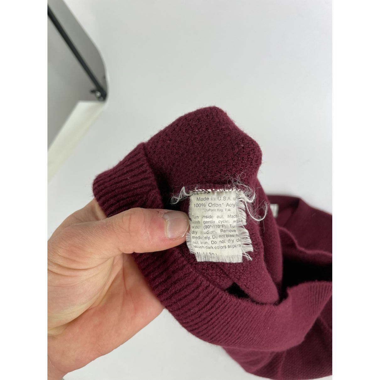 Other Dior Homme Burgundy Wool Knitwear & Sweatshirt Size L / US 10 / IT 46 - 5 Thumbnail
