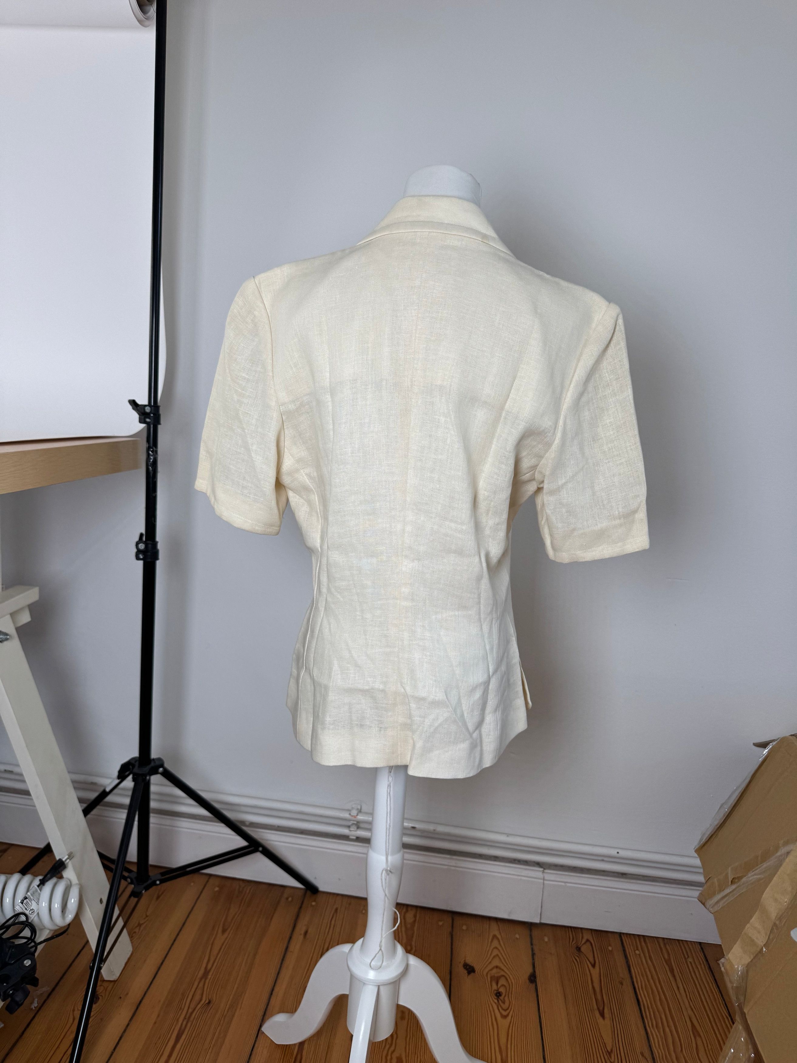 Other Vintage Yves Saint Laurent Linen Short coat M Size M / US 6-8 / IT 42-44 - 15 Thumbnail
