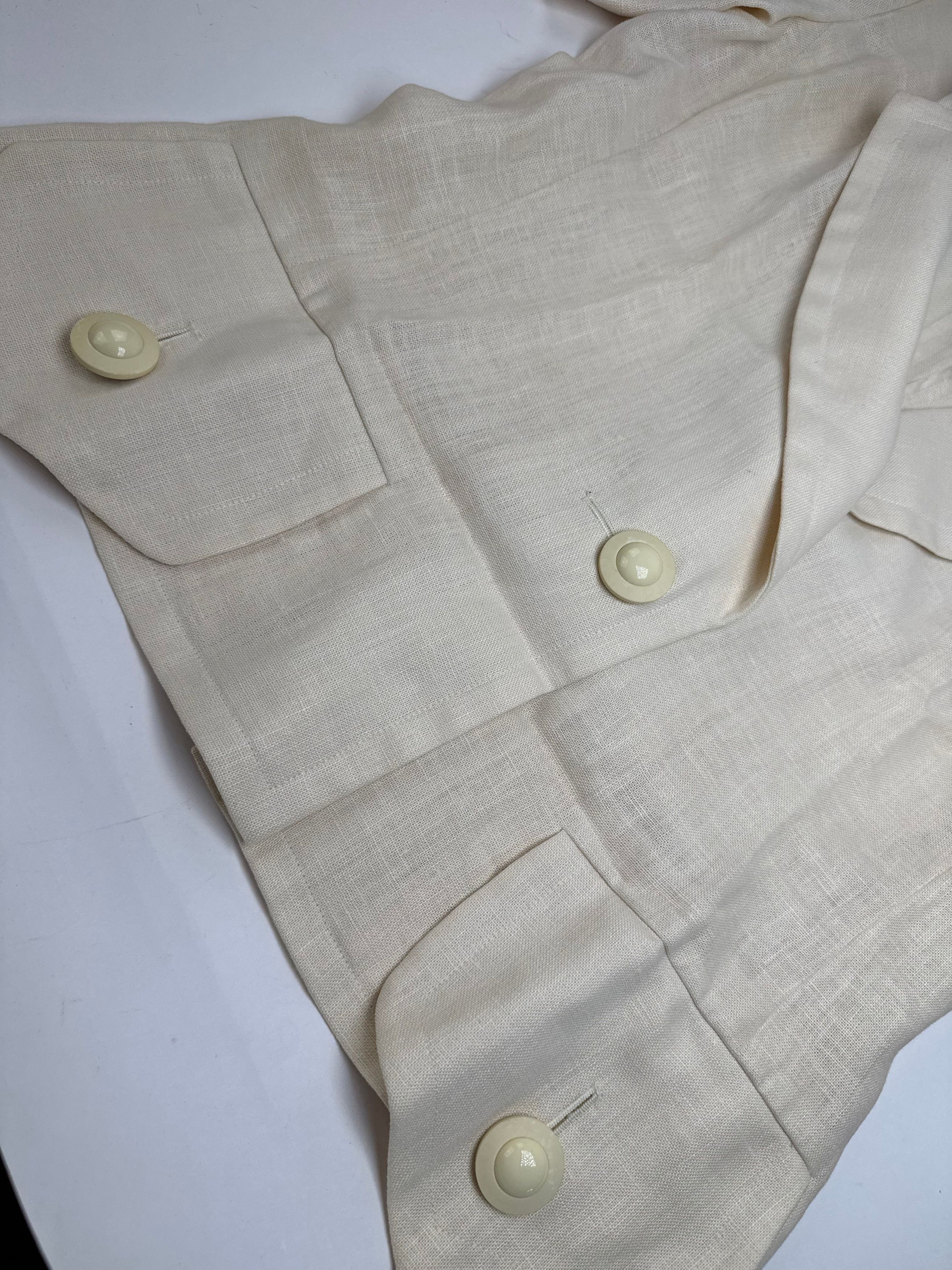 Other Vintage Yves Saint Laurent Linen Short coat M Size M / US 6-8 / IT 42-44 - 5 Thumbnail
