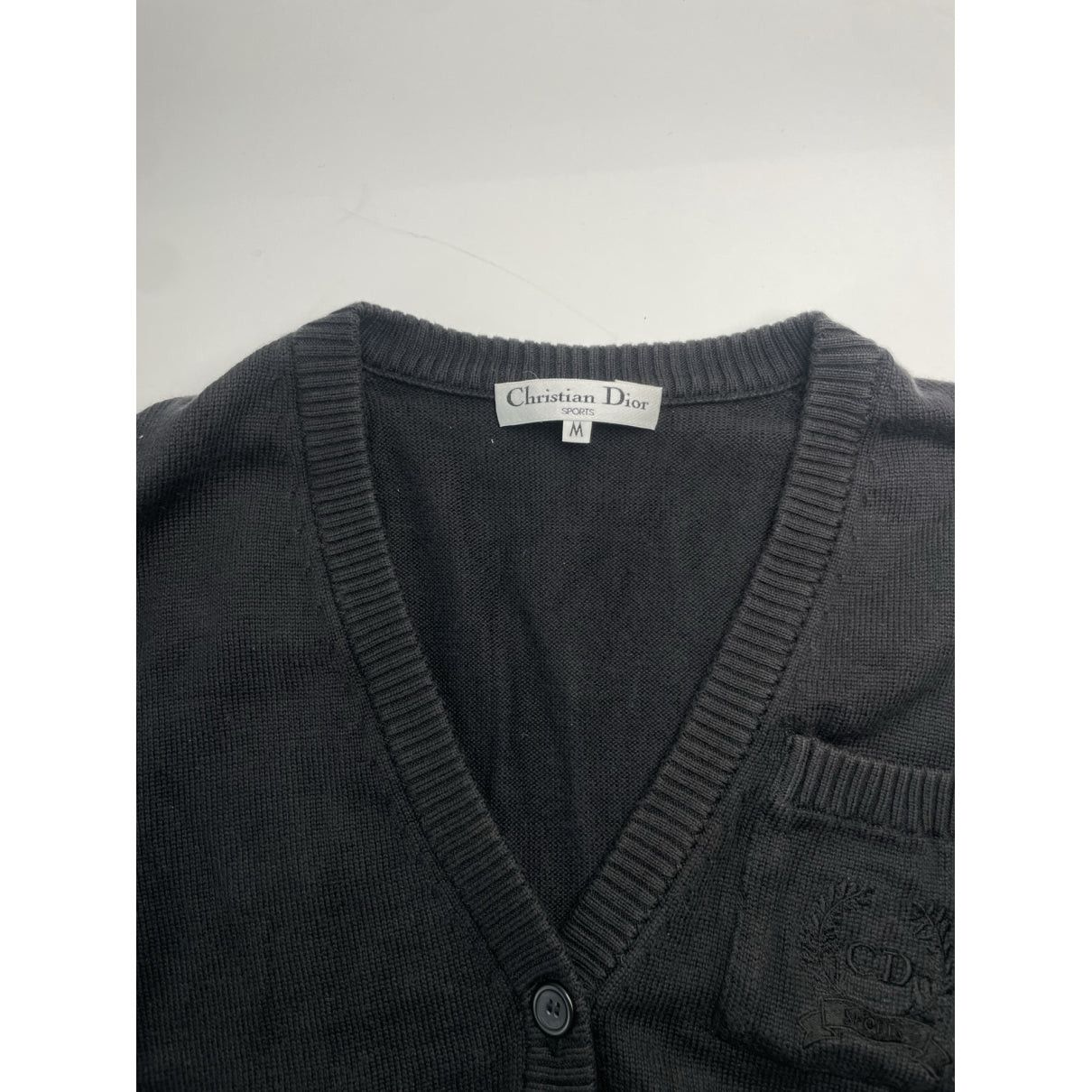Dior J'adore Black Cotton Top Size M / US 6-8 / IT 42-44 - 5 Thumbnail