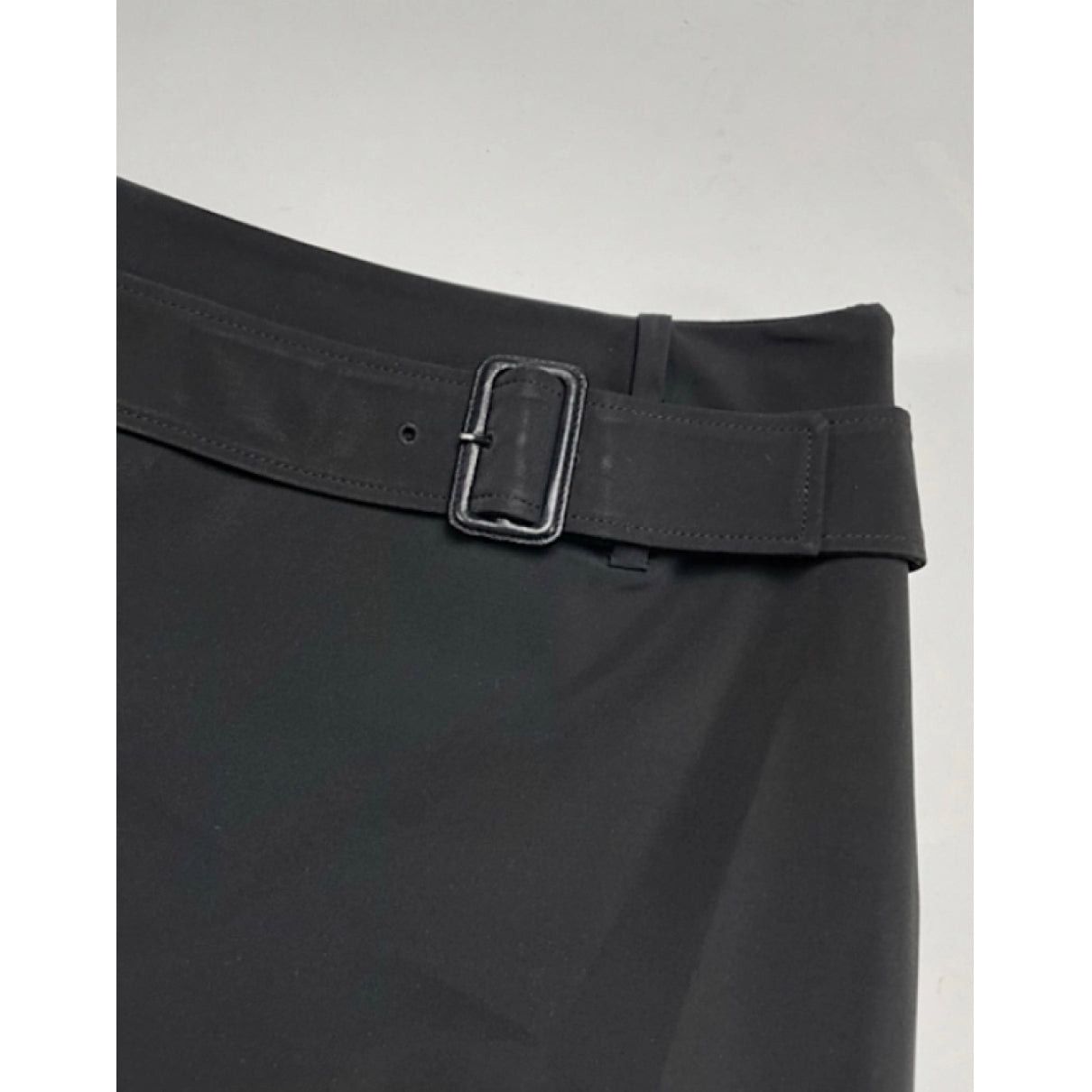 Prada Black Cotton Skirt Size 34" / US 12 / IT 48 - 3 Thumbnail