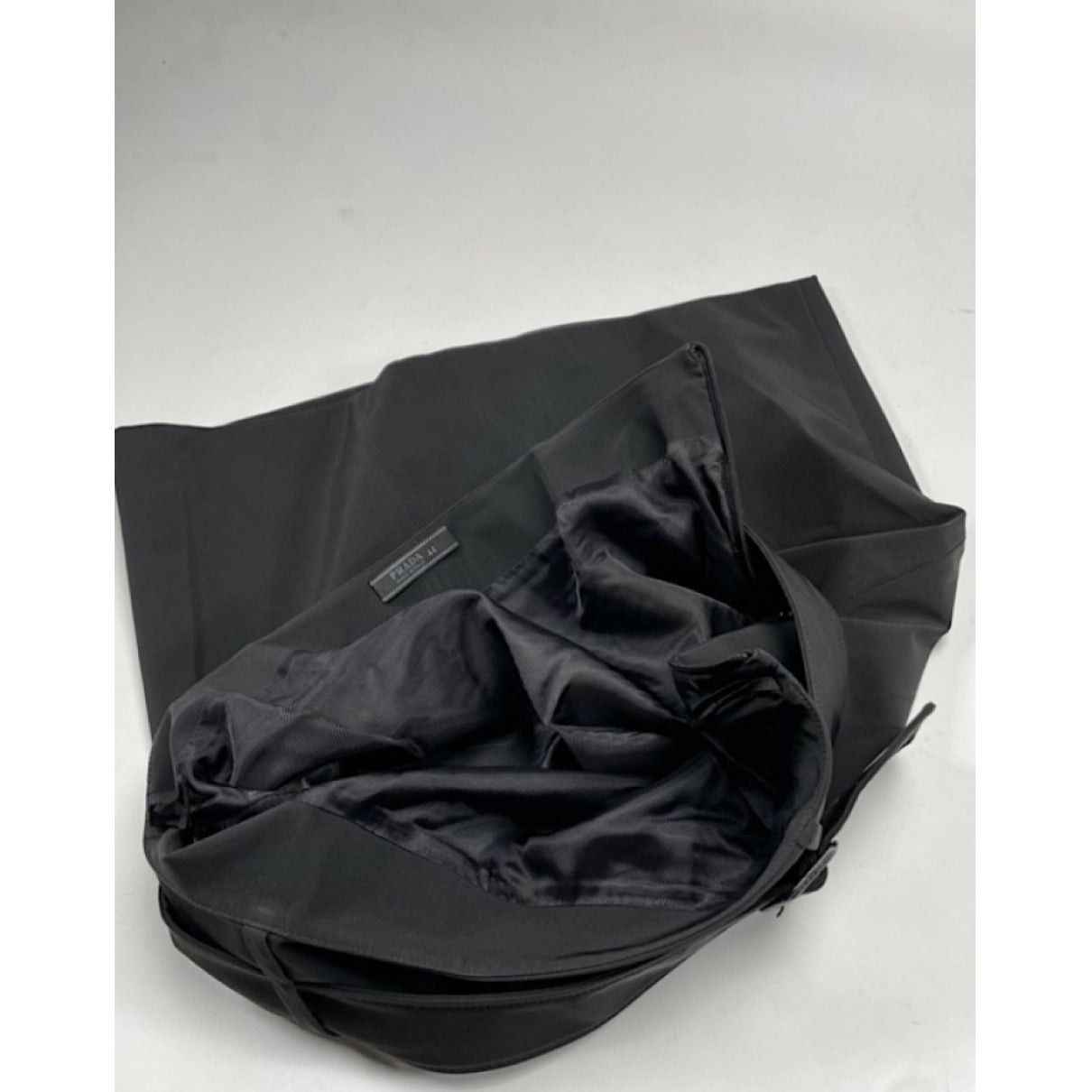 Prada Black Cotton Skirt Size 34" / US 12 / IT 48 - 4 Thumbnail