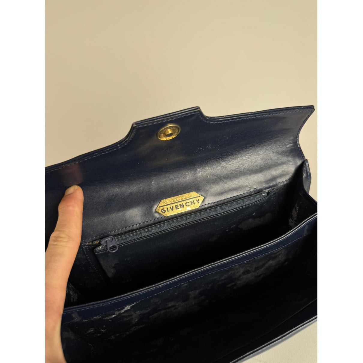 Givenchy 4G Navy Leather Handbag Size ONE SIZE - 3 Thumbnail