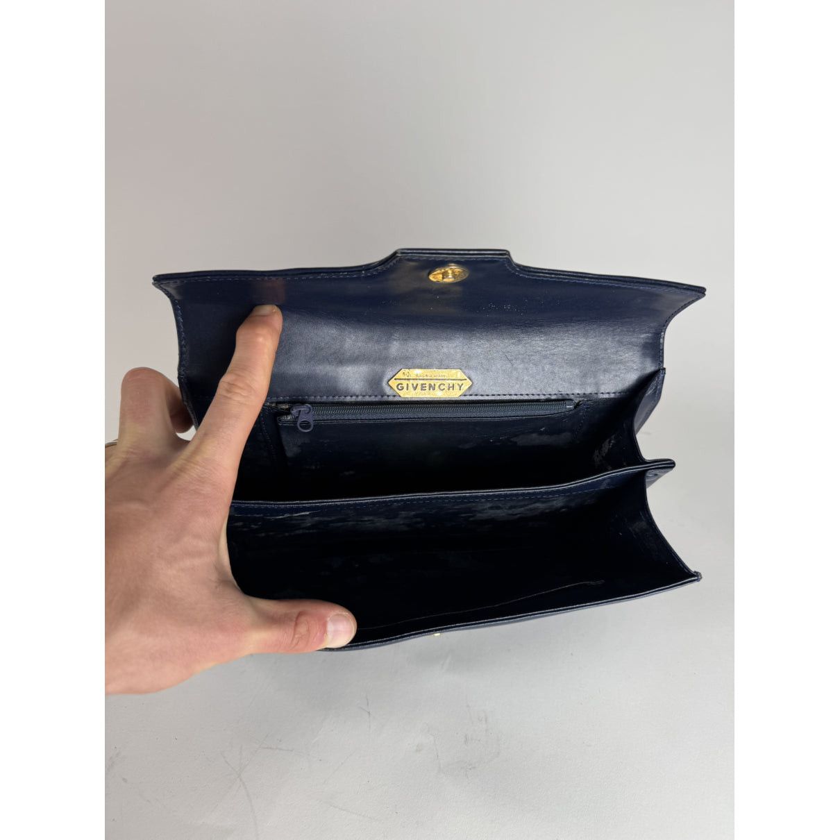Givenchy 4G Navy Leather Handbag Size ONE SIZE - 2 Thumbnail