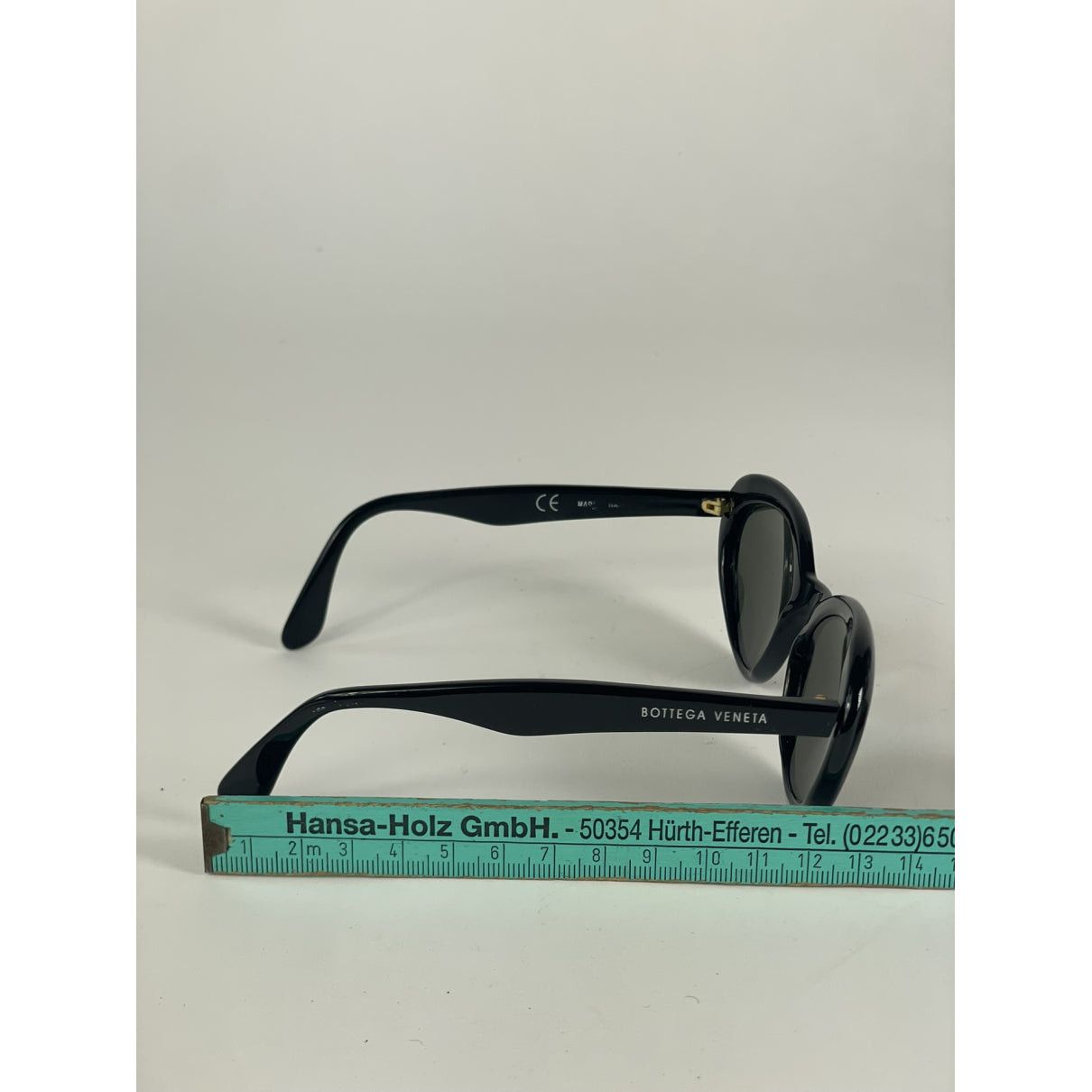 Bottega Veneta Black Plastic Sunglasses Size ONE SIZE - 5 Thumbnail