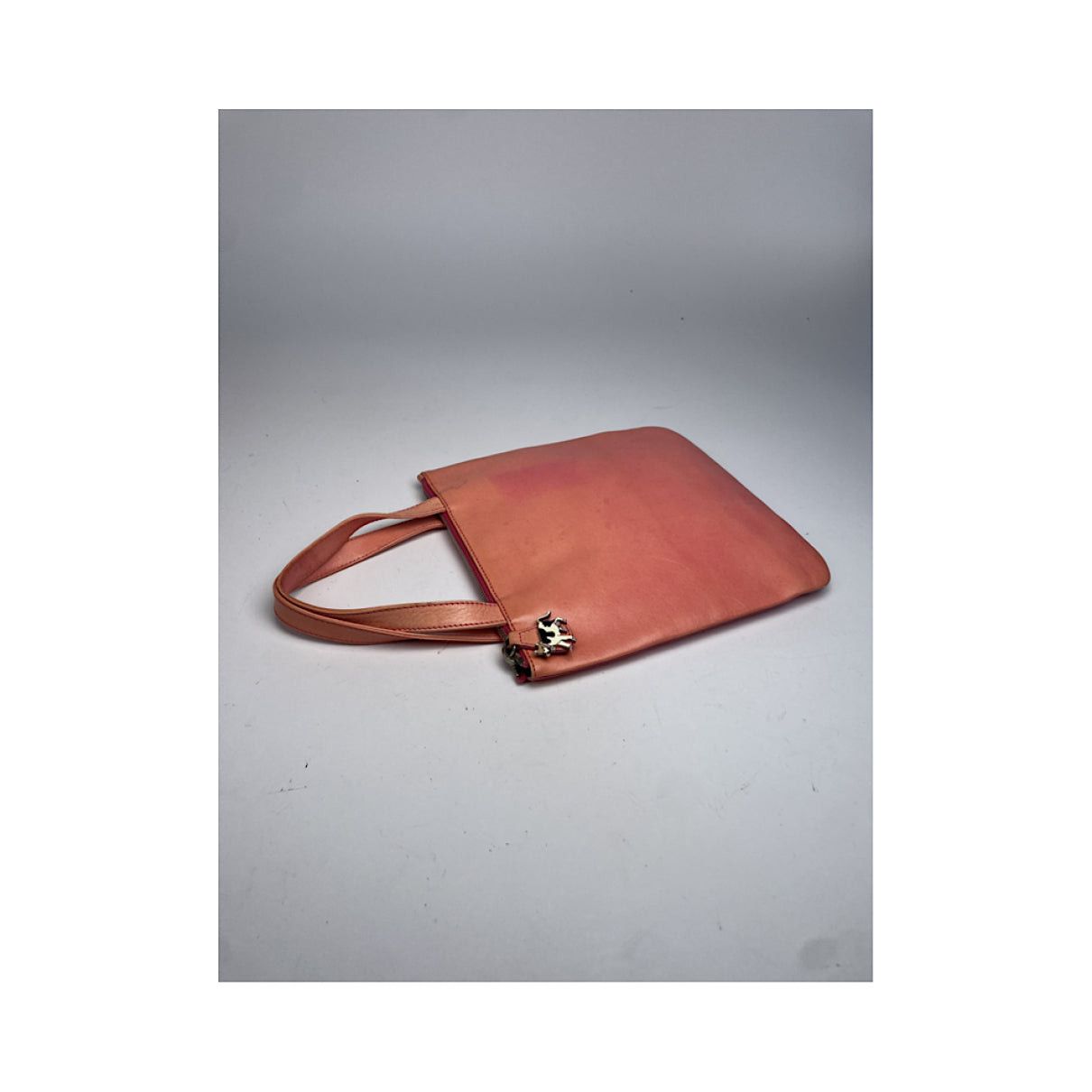 Marc Jacobs The Tag Tote Pink Leather Handbag Size ONE SIZE - 2 Thumbnail
