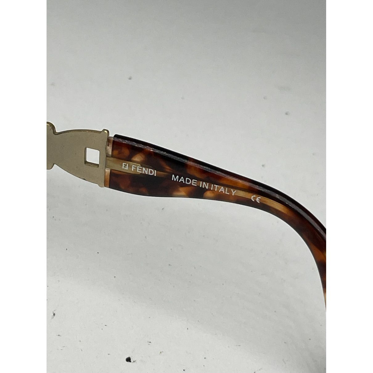 Fendi Brown Metal Sunglasses Size ONE SIZE - 4 Thumbnail