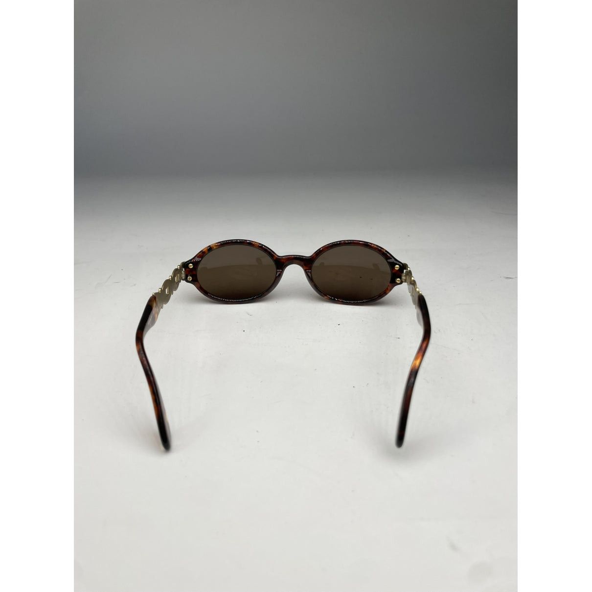 Fendi Brown Metal Sunglasses Size ONE SIZE - 3 Thumbnail