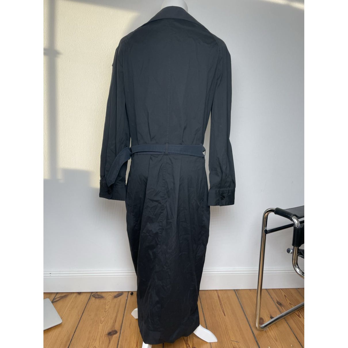 Jean Paul Gaultier Black Cotton Trench Coat Size M / US 6-8 / IT 42-44 - 4 Thumbnail