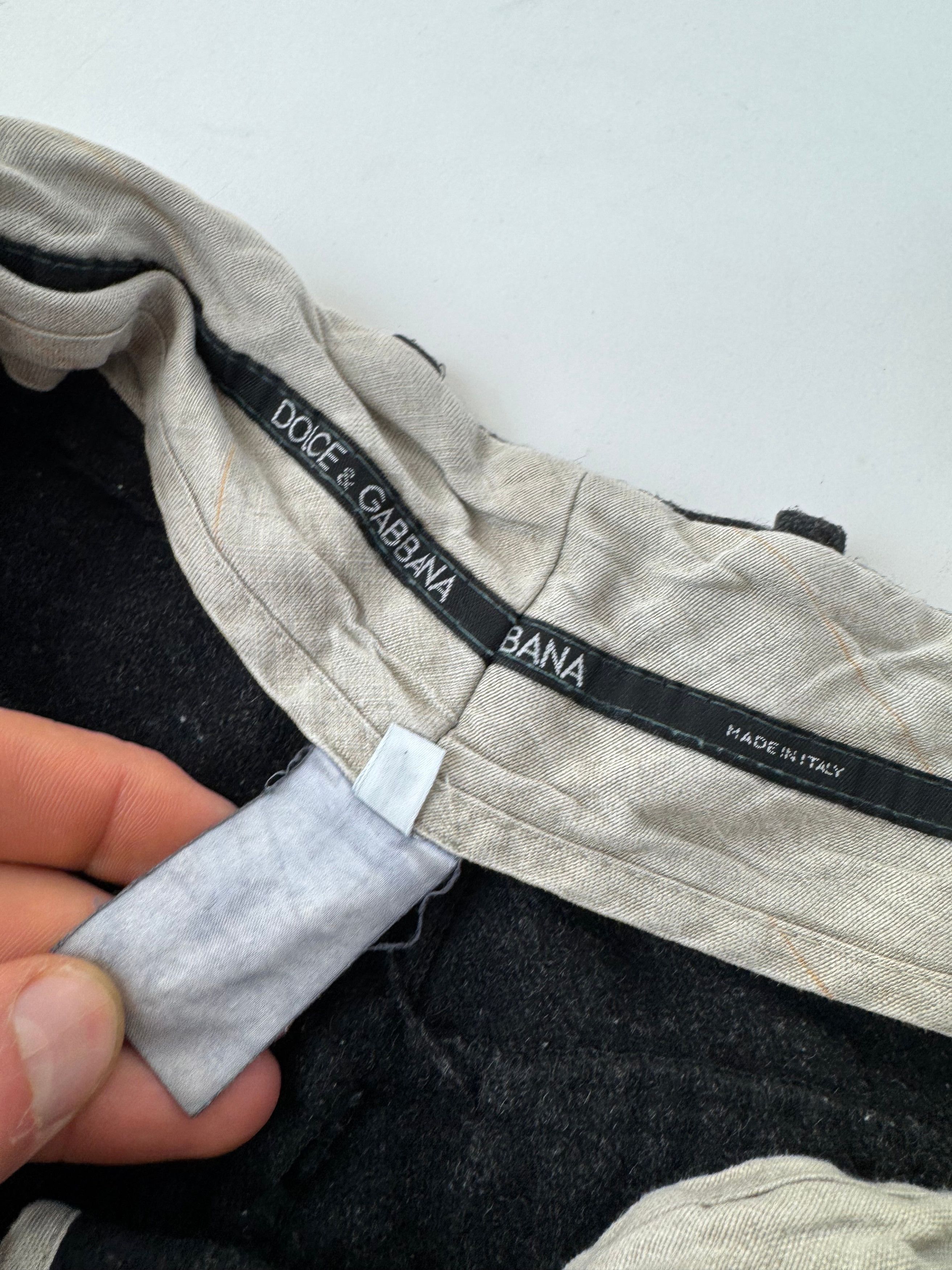 Dolce & Gabbana Vintage Wool Pants Black 46/S Size 34" / US 12 / IT 48 - 13 Thumbnail