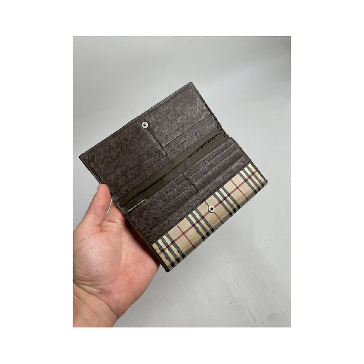 Burberry Beige Leather Wallet Size ONE SIZE - 5 Thumbnail