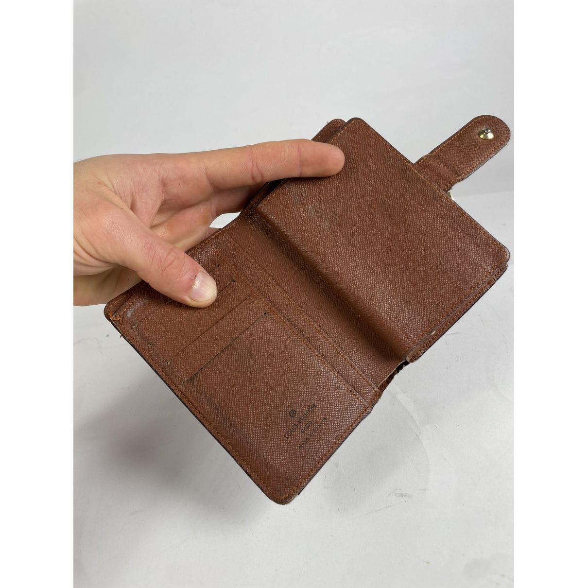 Louis Vuitton Flore Brown Leather Wallet Size ONE SIZE - 3 Thumbnail