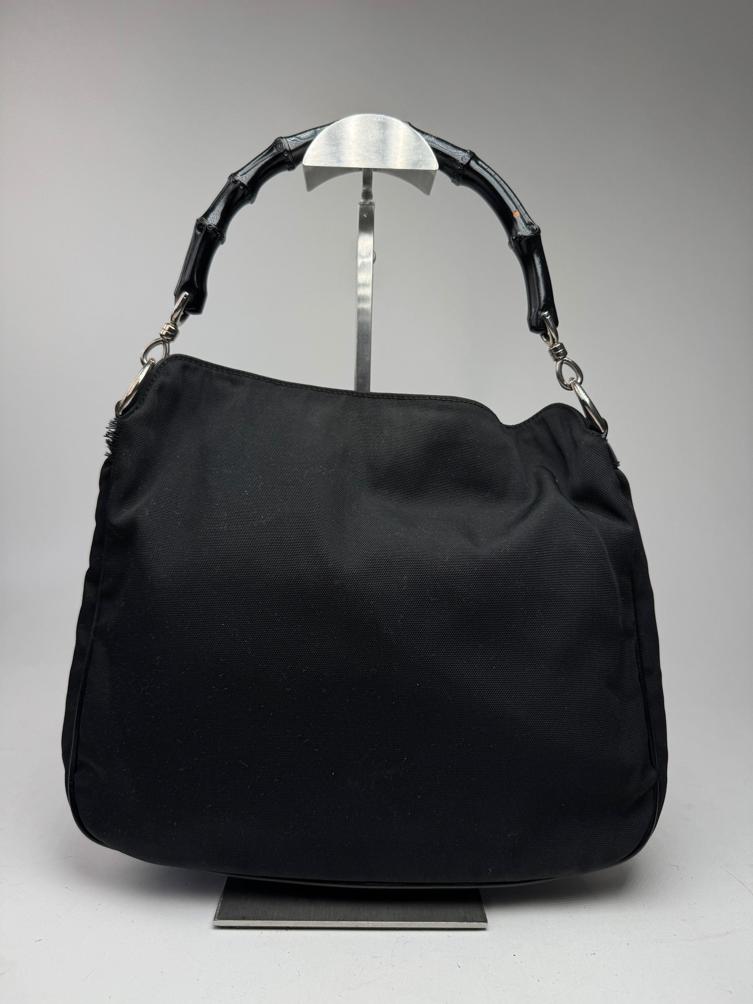 Gucci Vintage Bamboo Top Handle Bag Black Size ONE SIZE - 2 Thumbnail