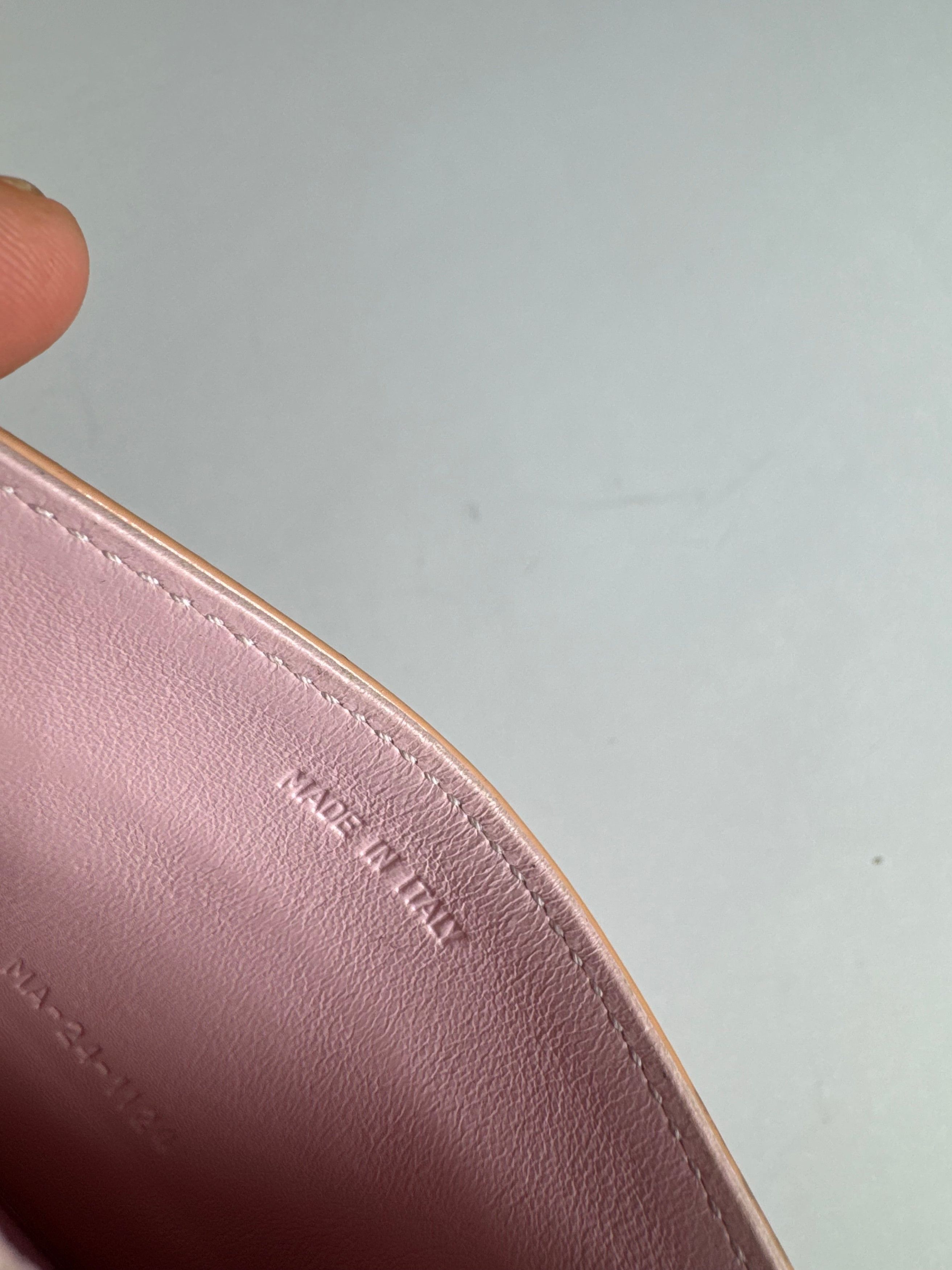 Dior Vintage Patent Leather Card Holder Peach-Orange Size ONE SIZE - 5 Thumbnail