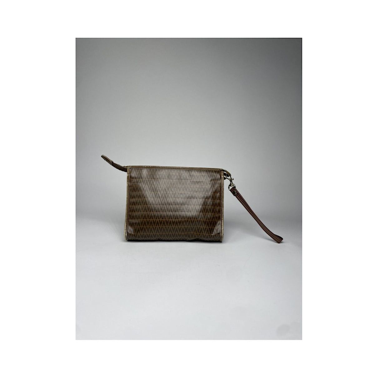 Mario Valentino Brown Leather Clutch Bag Size ONE SIZE - 5 Thumbnail