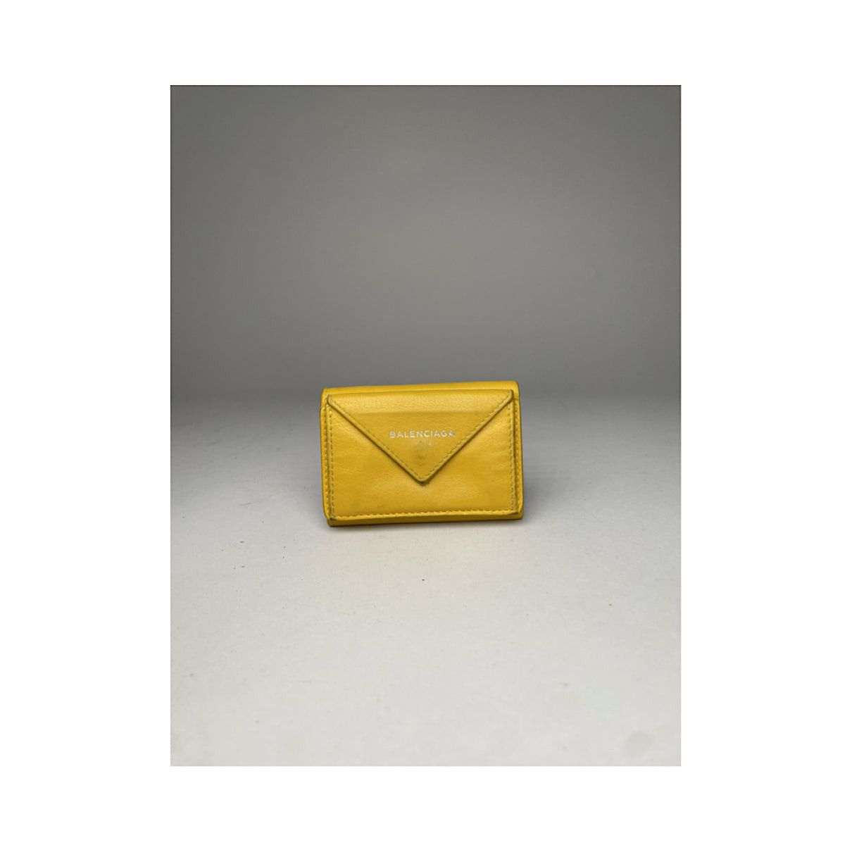 Balenciaga Yellow Leather Wallet Size ONE SIZE - 4 Thumbnail
