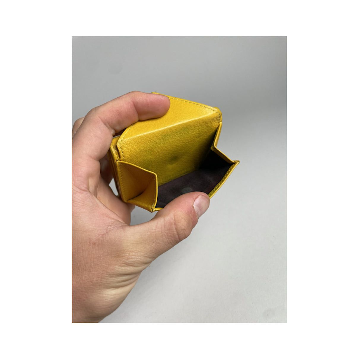 Balenciaga Yellow Leather Wallet Size ONE SIZE - 3 Thumbnail