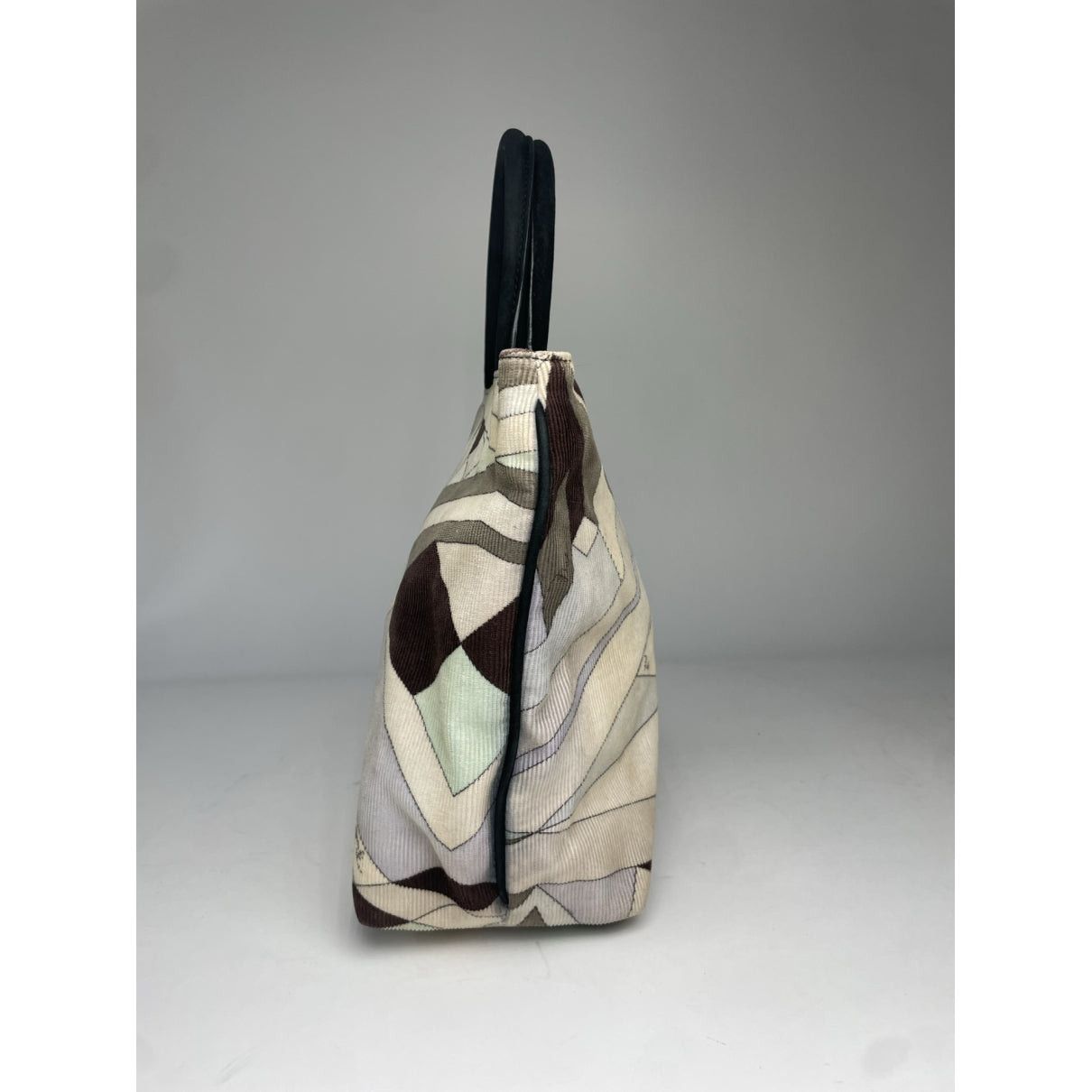 Emilio Pucci Brown Cotton Handbag Size ONE SIZE - 3 Thumbnail