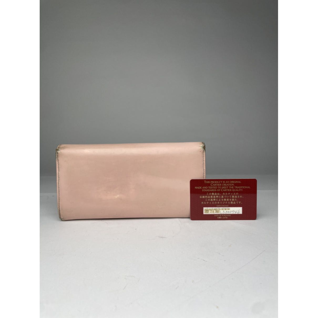Cartier Pink Patent Leather Wallet Size ONE SIZE - 2 Thumbnail