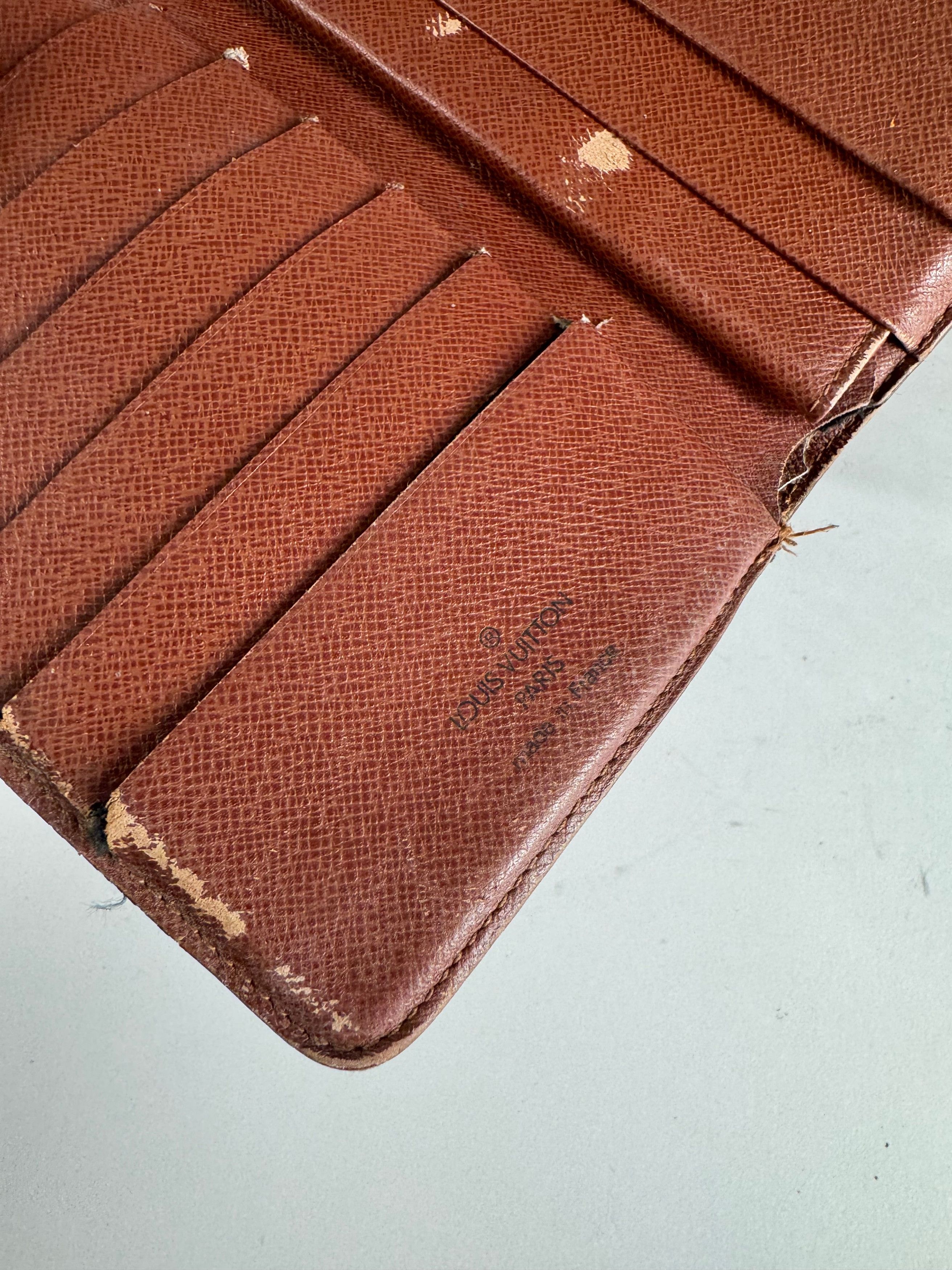 Louis Vuitton Vintage Leather Monogram Wallet Brown Size ONE SIZE - 4 Thumbnail
