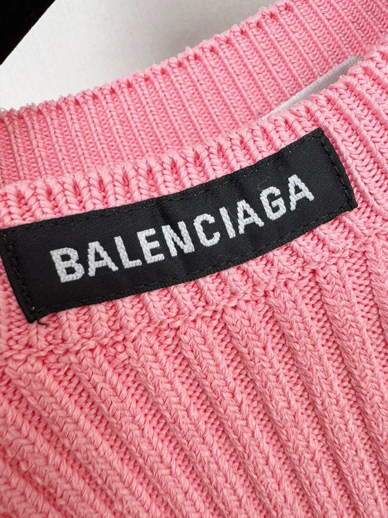 Balenciaga Balenciaga Pink Fitted Sweater - dmc Size US S / EU 44-46 / 1 - 3 Thumbnail