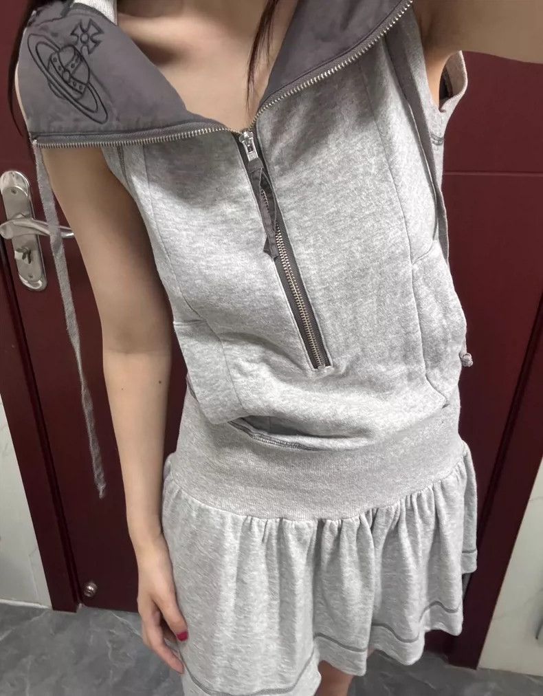 Vivienne Westwood Vivienne Westwood Sleeveless Gray Dress - dmc Size US M / EU 48-50 / 2 - 3 Thumbnail