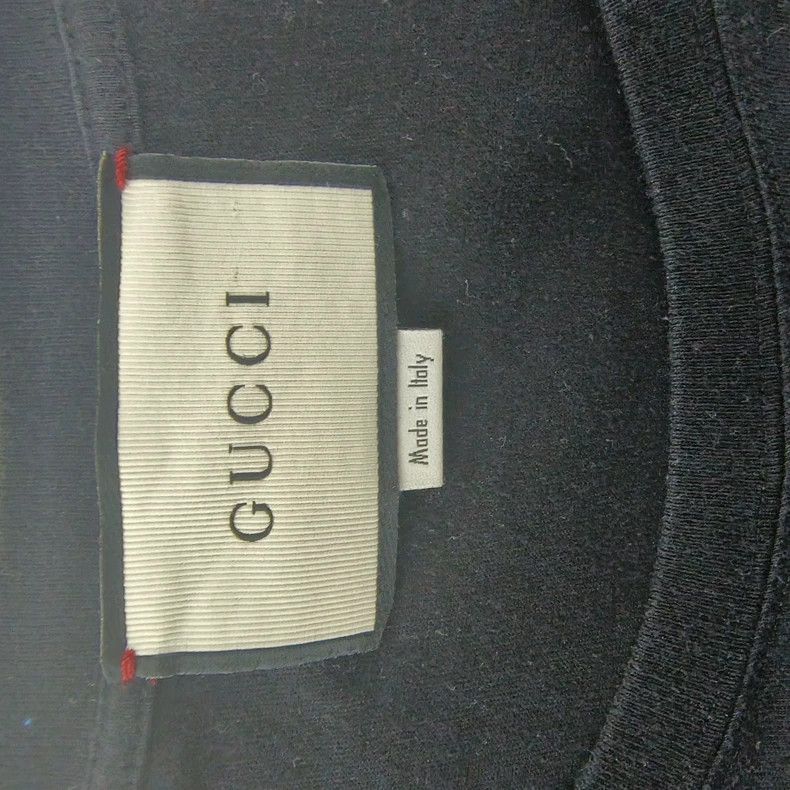 Gucci Gucci Black Round Neck Short Sleeve T-shirt - dmc Size US L / EU 52-54 / 3 - 3 Thumbnail