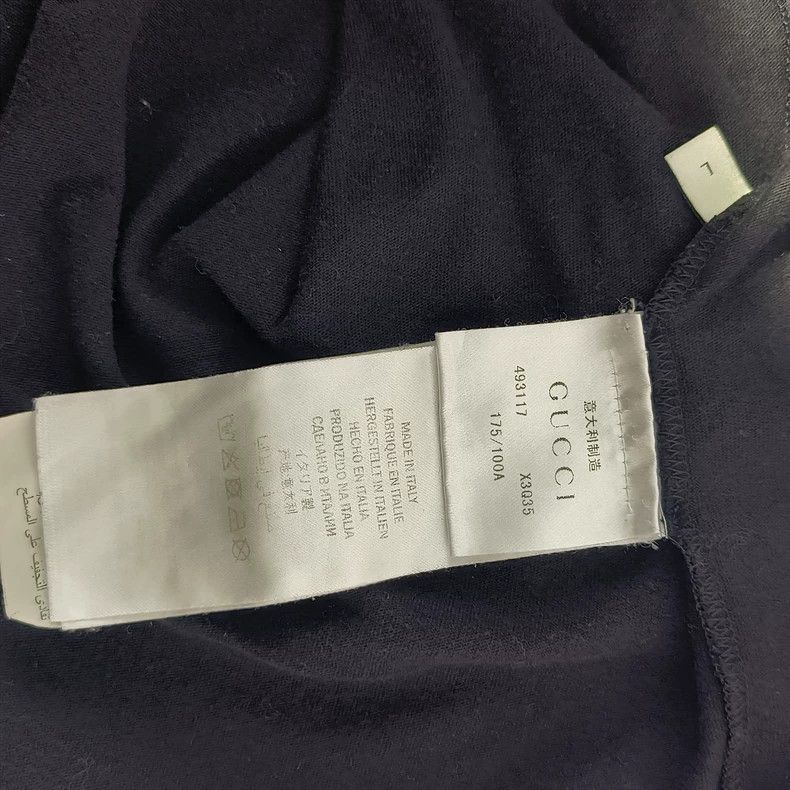 Gucci Gucci Black Round Neck Short Sleeve T-shirt - dmc Size US L / EU 52-54 / 3 - 5 Thumbnail