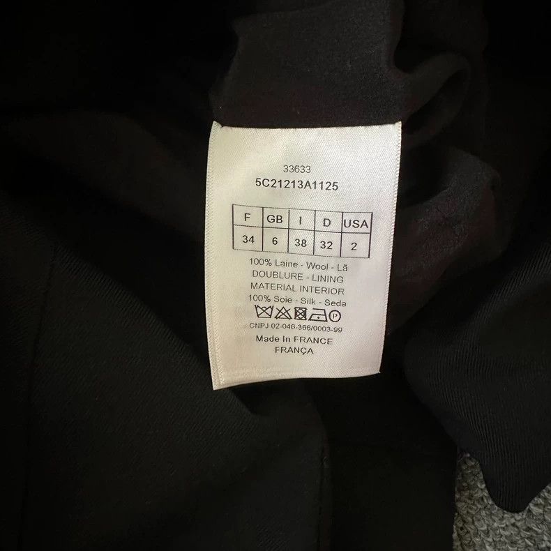 Dior Dior Deconstructed Bar Jacket with Button Design - dmc Size US XS / EU 42 / 0 - 6 Thumbnail