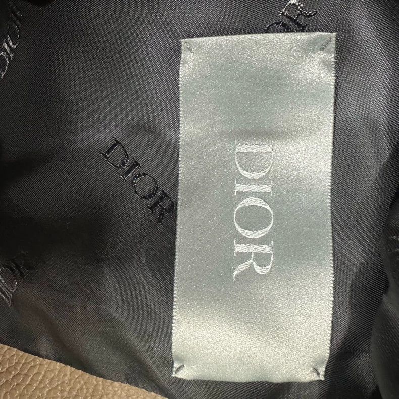 Dior Dior Beige Leather Jacket with Fur Collar - dmc Size US XL / EU 56 / 4 - 6 Thumbnail