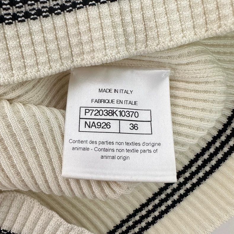 Chanel CHANEL White Knit Camisole Top - dmc Size US M / EU 48-50 / 2 - 4 Thumbnail