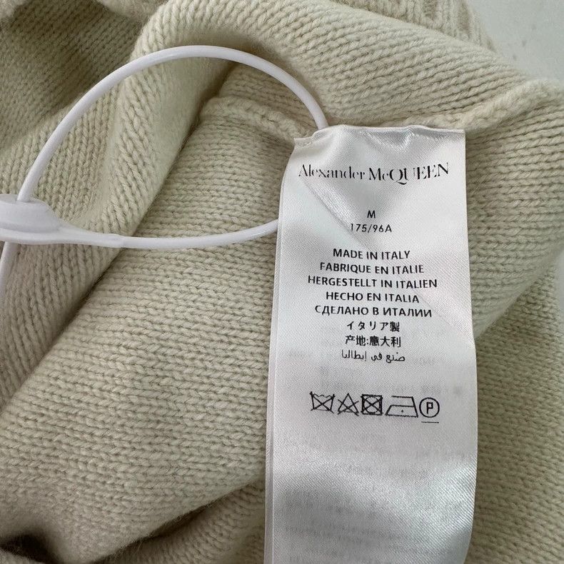 Alexander McQueen Alexander McQueen White Skull Sweater - dmc Size US M / EU 48-50 / 2 - 4 Thumbnail
