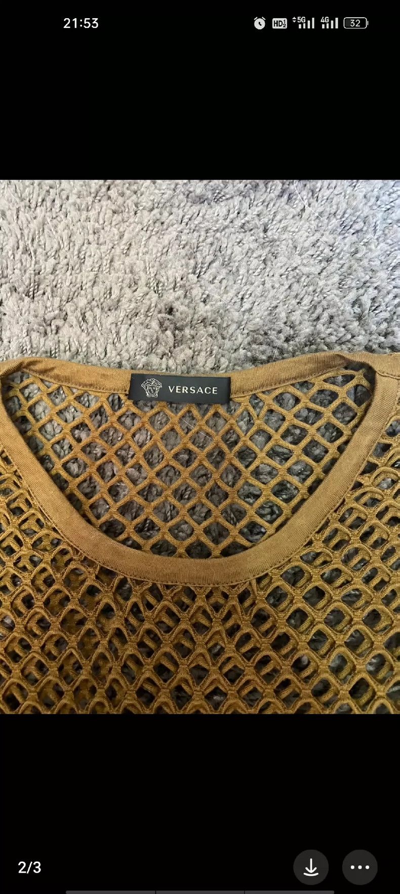 Versace Versace Runway Openwork Short Sleeve - dmc Size US M / EU 48-50 / 2 - 4 Thumbnail