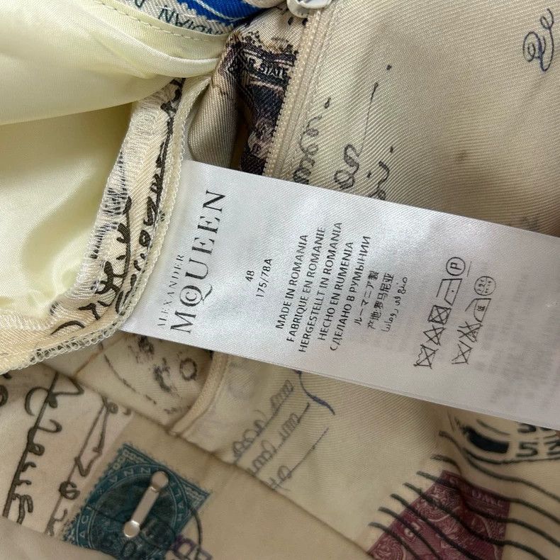 Alexander McQueen Alexander McQueen Newspaper Print Trousers - dmc Size US 34 / EU 50 - 4 Thumbnail