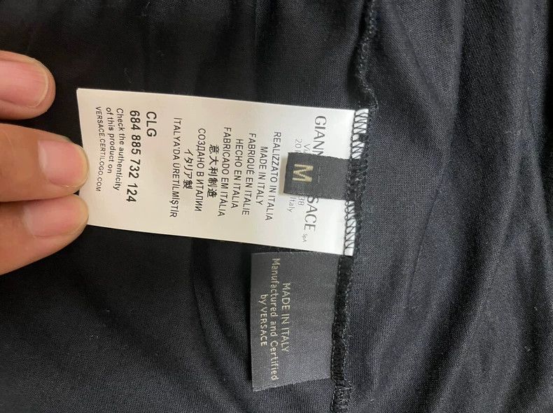 Versace Versace Medusa Long Sleeve T-Shirt - dmc Size US M / EU 48-50 / 2 - 5 Thumbnail