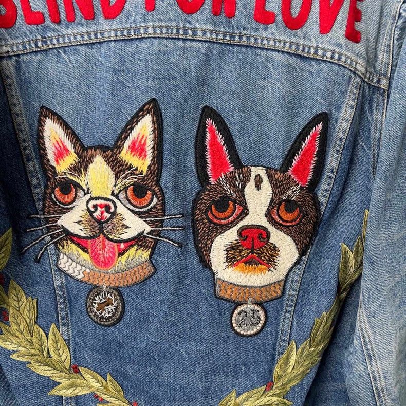Gucci Gucci Blind for Love Denim Jacket - dmc Size US M / EU 48-50 / 2 - 3 Thumbnail