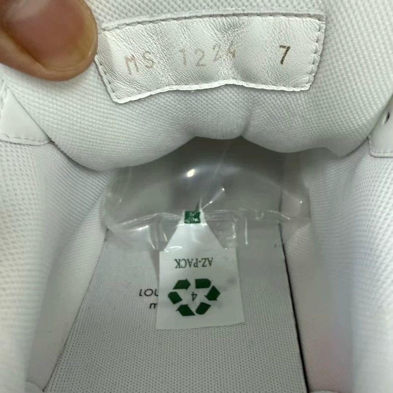 Louis Vuitton Louis Vuitton Trainer White Red Low-Top Sneakers - dmc Size US 8 / EU 41 - 8 Thumbnail