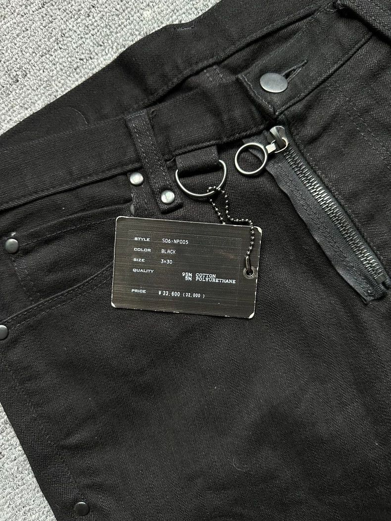 Number (N)ine Number Nine 06ss Noir Strap Denim Pants - dmc Size US 30 / EU 46 - 6 Thumbnail