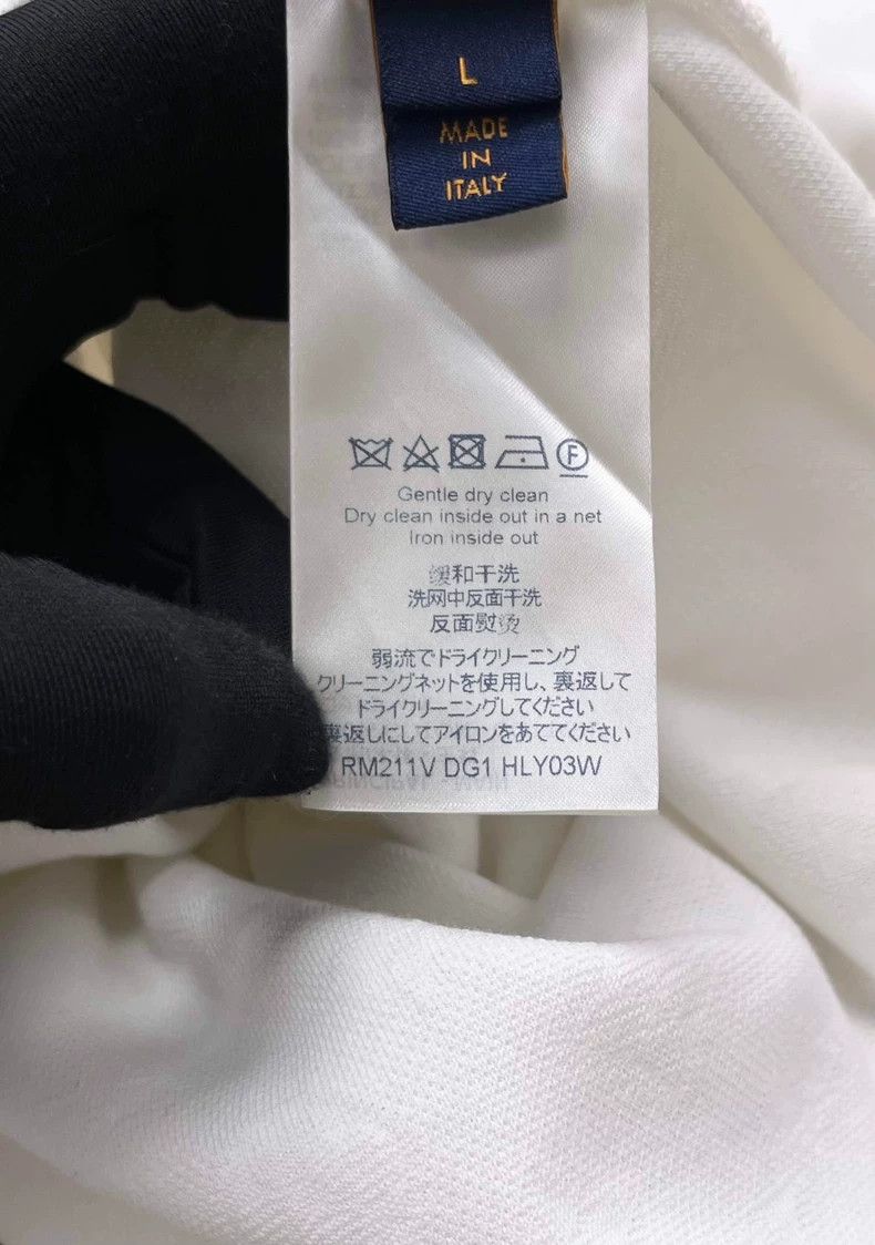 Louis Vuitton Louis Vuitton White Ocean Animal Short Sleeve - dmc Size US L / EU 52-54 / 3 - 4 Thumbnail