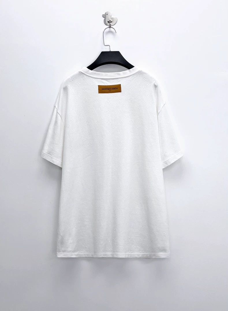 Louis Vuitton Louis Vuitton White Ocean Animal Short Sleeve - dmc Size US L / EU 52-54 / 3 - 2 Thumbnail